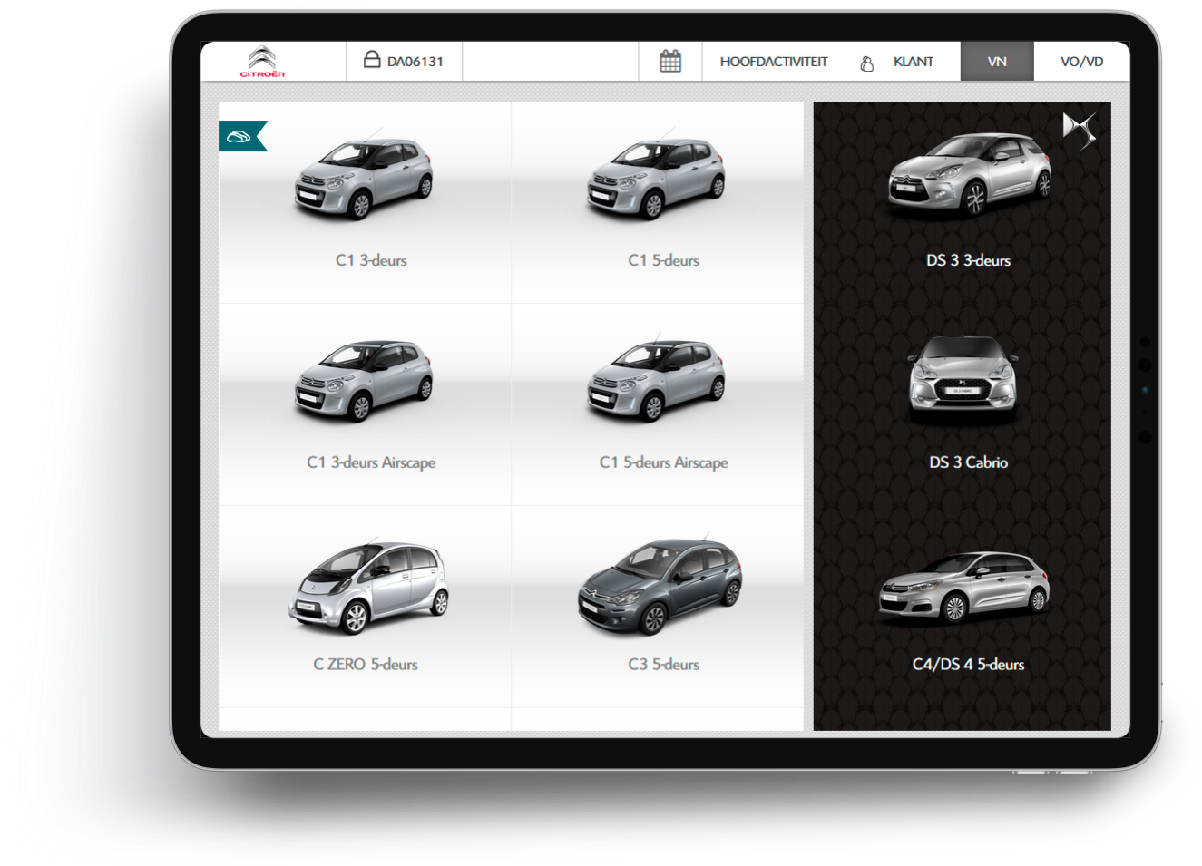 Catálogo de vehículos